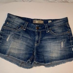 Denim shorts